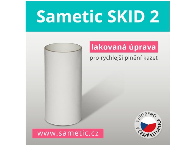 Sametic SKID-2 - hladká papierová trubica pre rýchlejšie a pohodlnejšie plnenie kaziet