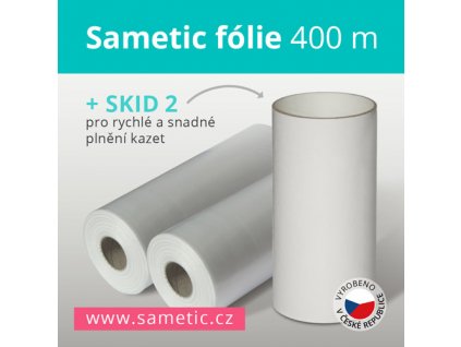 Sametic 400 metrov fólie do kaziet košov Sangenic, Angelcare a ďalších košov na plienky