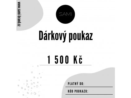 UNI dárkový poukaz 1500