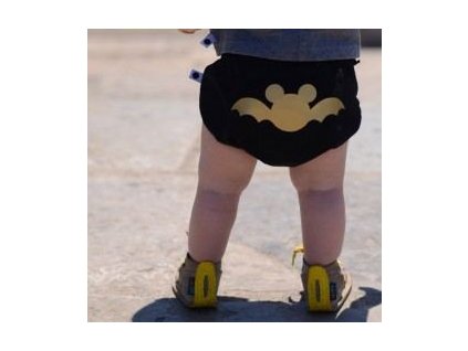 Bavlněné šortky - batman zlatýLIMITOVANÉ