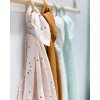 Mušelínové zavinovací plenky Dreamy Dots 2ks - bílé