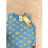 Bavlněný top modrý s potiskem - 4r
