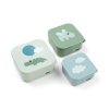Snack box set 3 pcs Happy clouds Green Front PS 700x