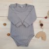 145247 274970 rostouci body dlouhy rukav zebrovana bavlna ocelove sede