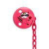Klip na šidítko kulatý +0m - lupič červený