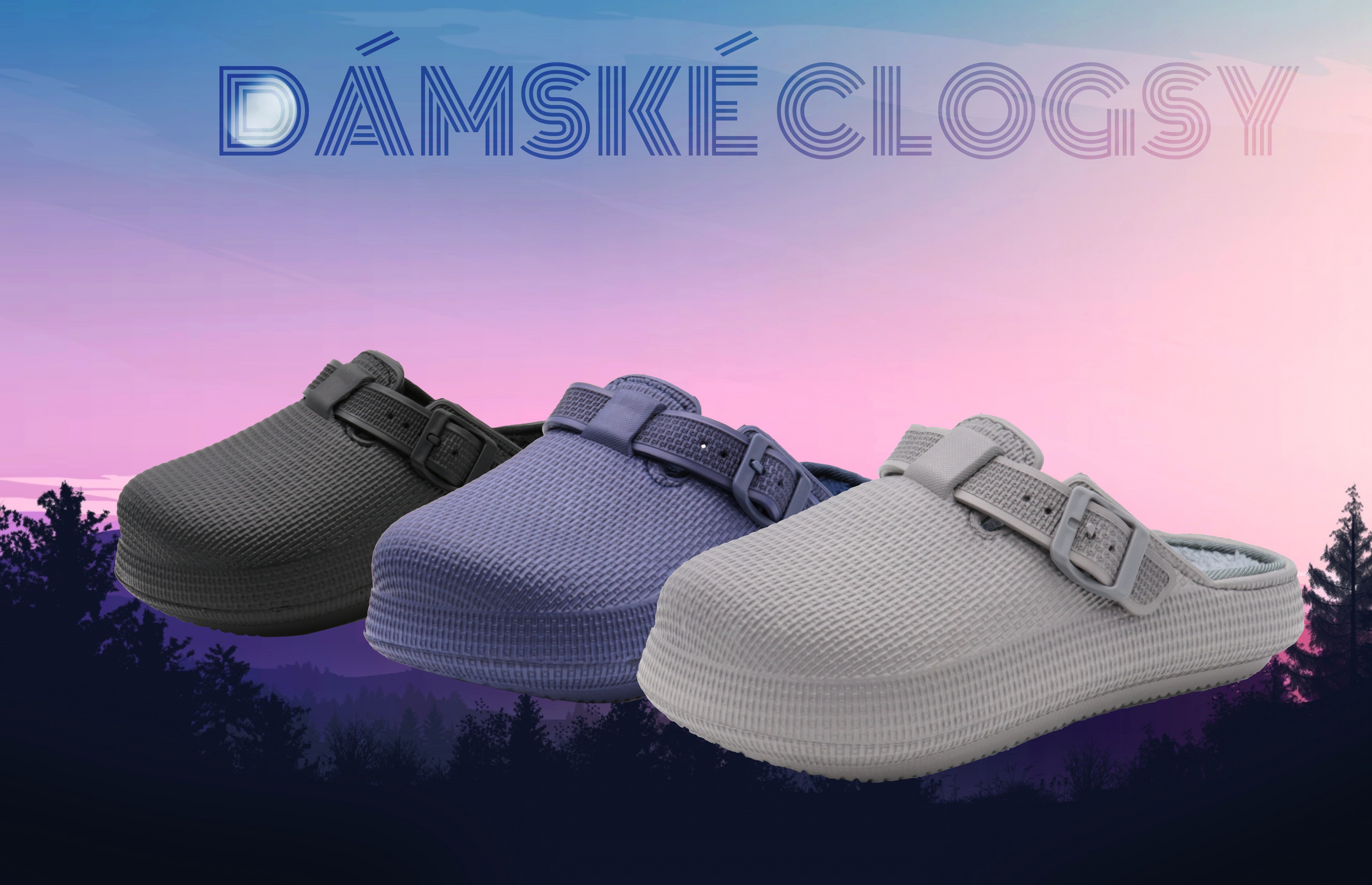 Dámské clogsy s kožíškem