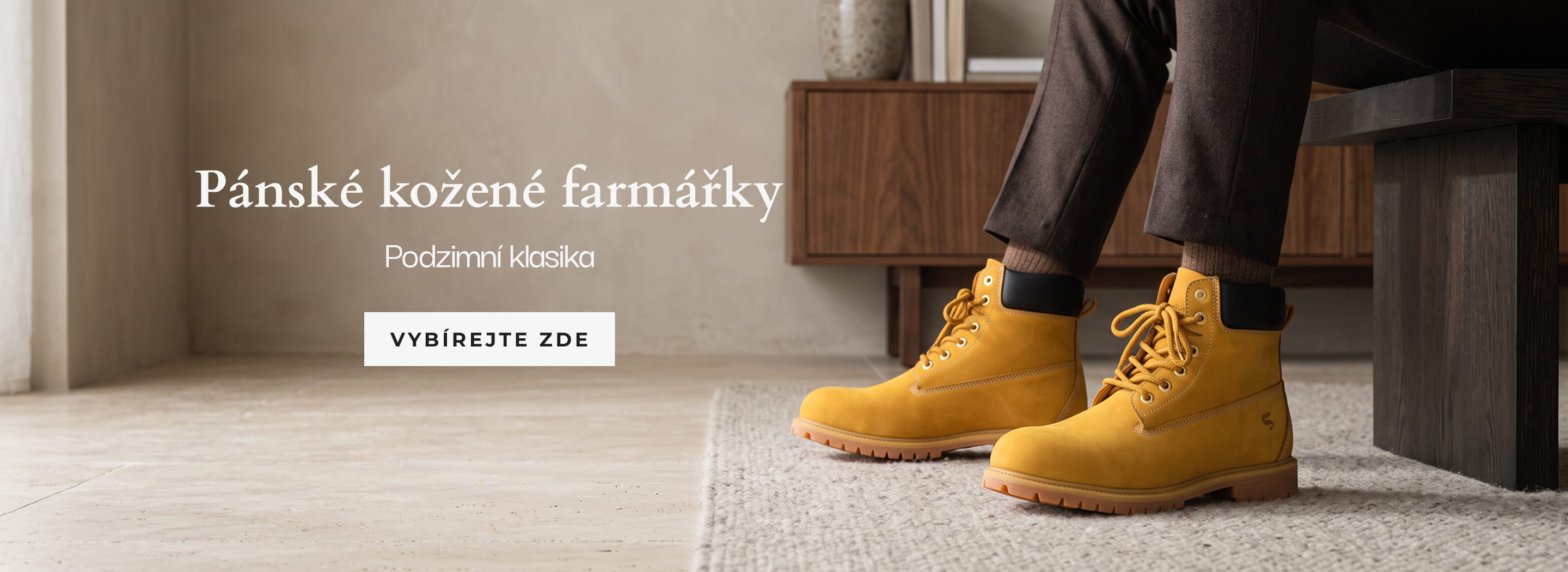 Pánské kožené farmářky
