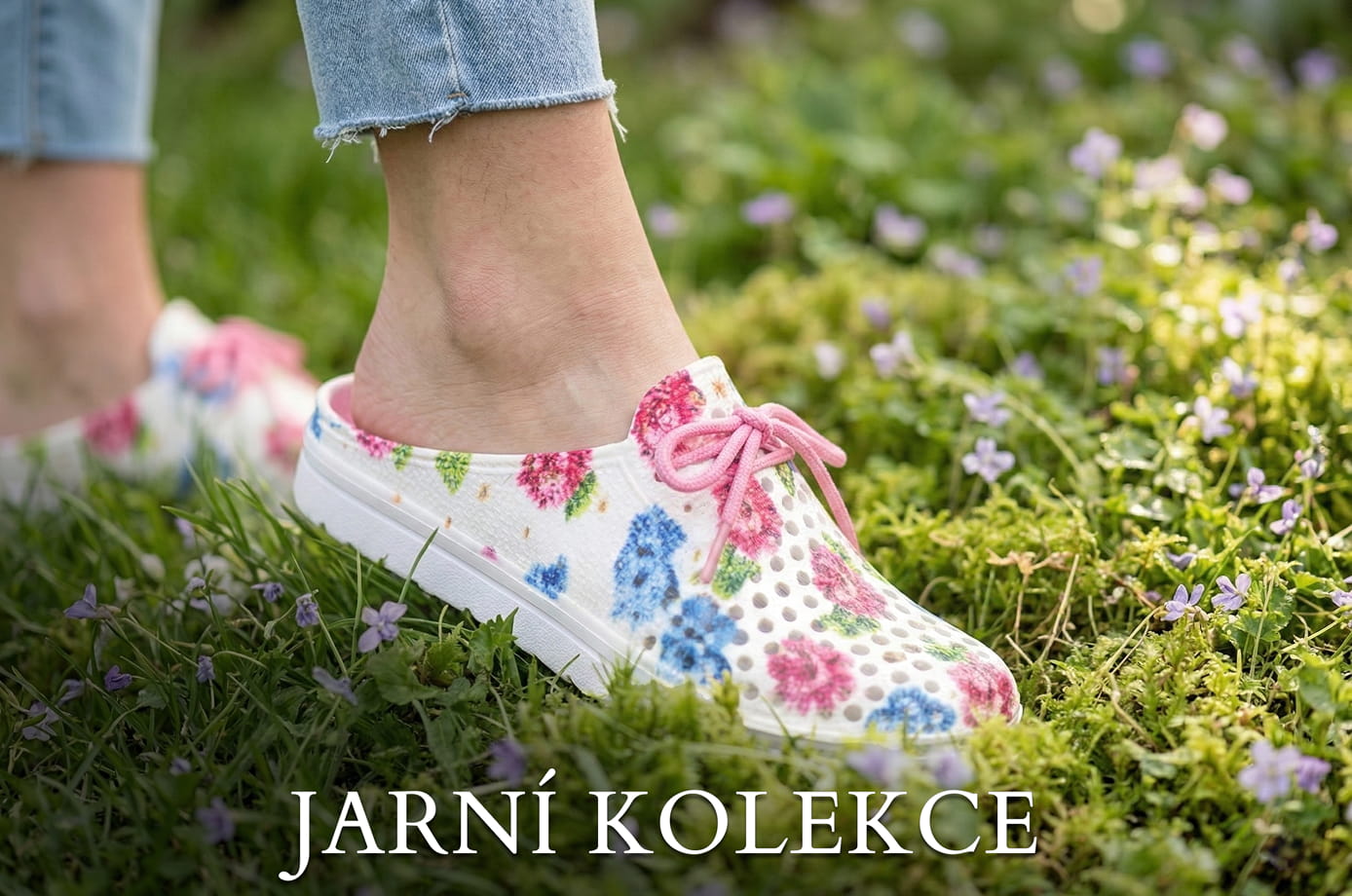 Jarní kolekce dámských pantoflí