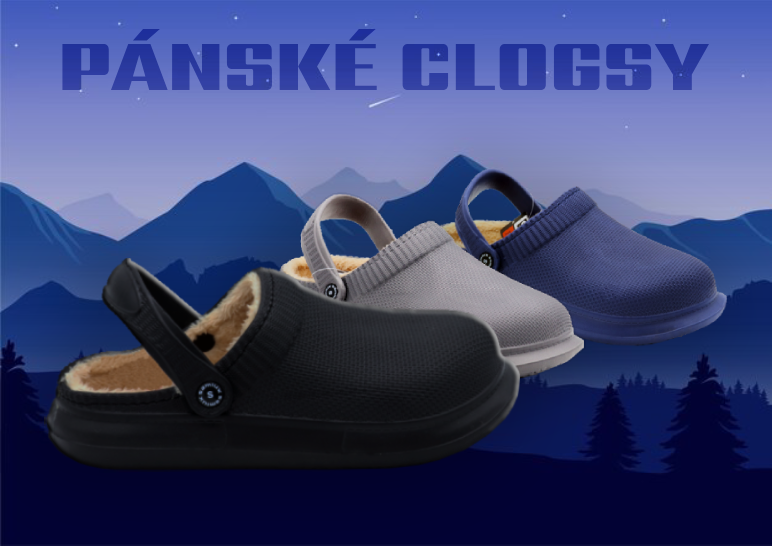 Pánské clogsy s kožíškem
