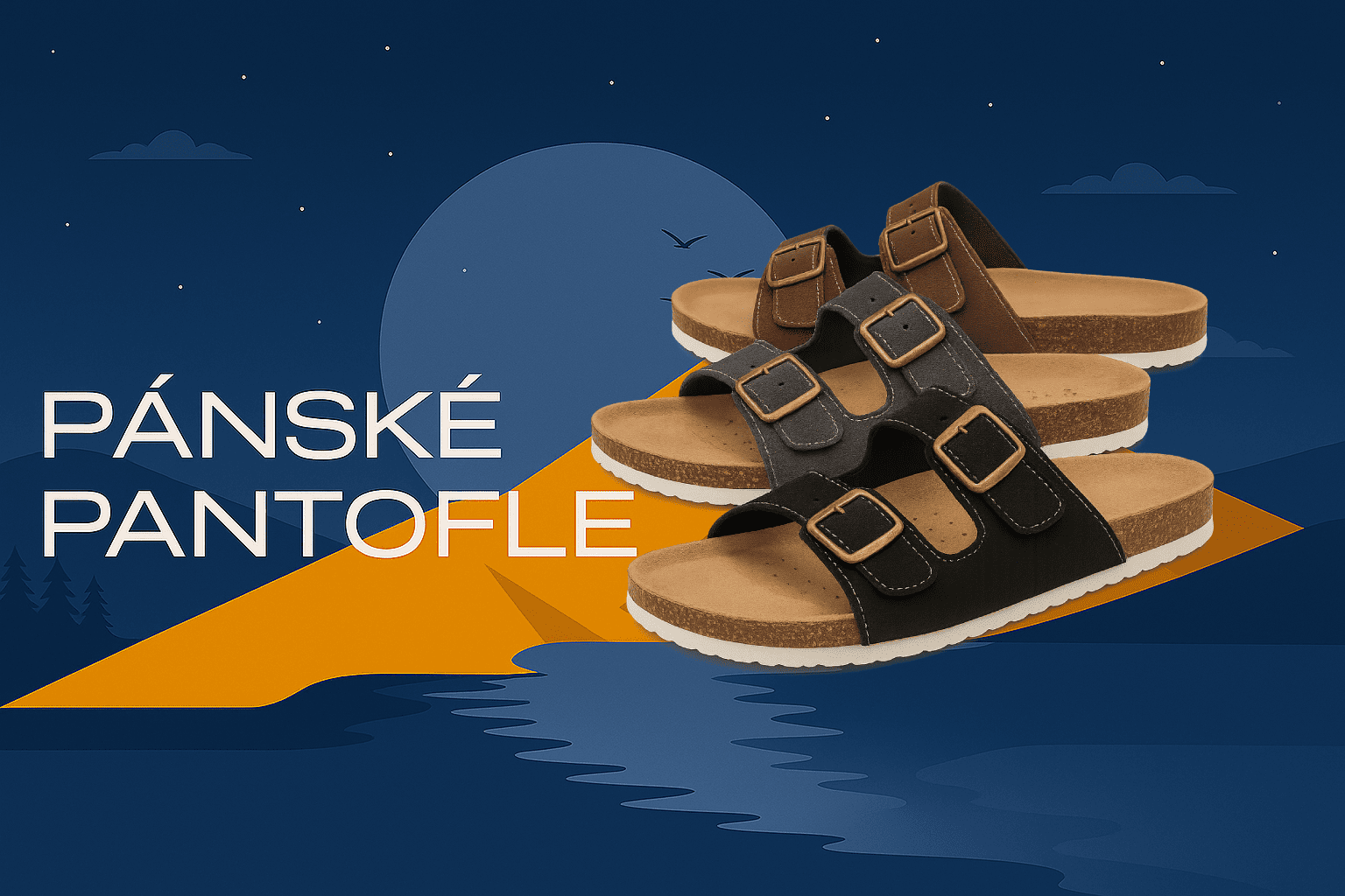 Pánské korkové pantofle SAMLUX