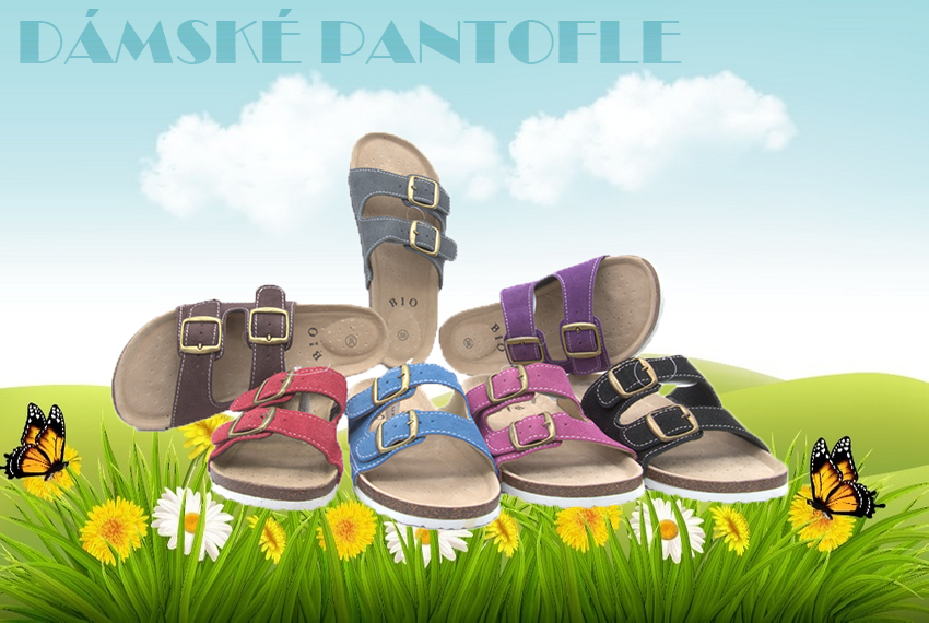 Dámské korkové pantofle SAMLUX
