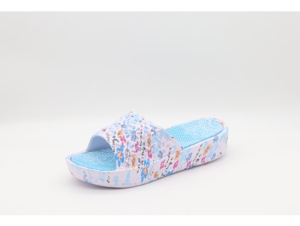Dámské letní pantofle A8802 blue