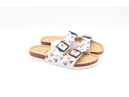 Dětské korkové pantofle 9012 s motivem zvířete