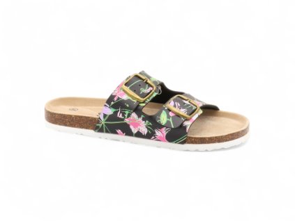 Dámské korkové biopantofle 9015 black