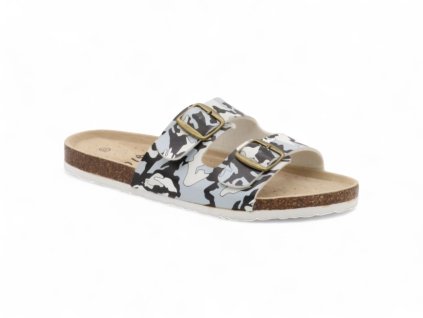 Panske korkove pantofle maskacove seda