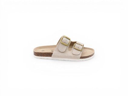 Dětské korkové biopantofle 955 beige