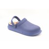 Pánské clogsy s kožíškem modré 29M
