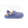 Pánské clogsy s kožíškem modré 29M