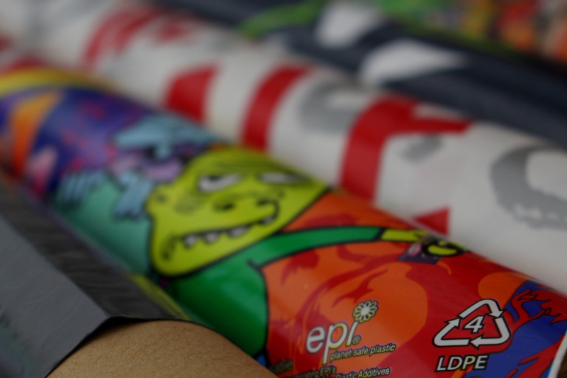 Biodegradabilní plastové poštovní obálky