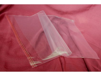 PP sáček s dírkou a lepící klopou 400x600+40mm