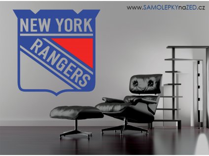 Dárek pro hokejové fanoušky - logo NY rangers | SAMOLEPKYnaZED.cz