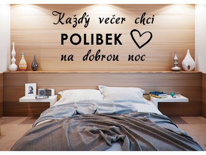 Polibek na dobrou noc (černá)