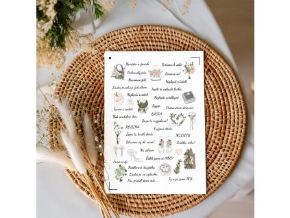 svatebni mockup arch ilustrace