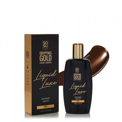 dripping gold liquid luxe dark samoopalovaci mleko