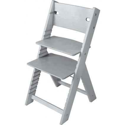 Rostoucí židle Sedees Line mořená - šedá