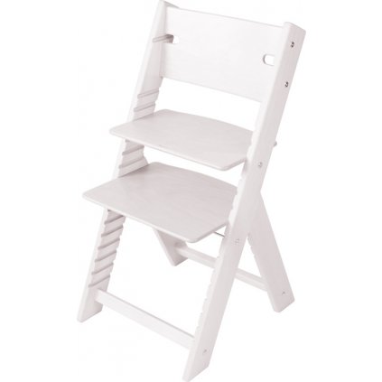 Rostoucí židle Sedees Line mořená - bílá