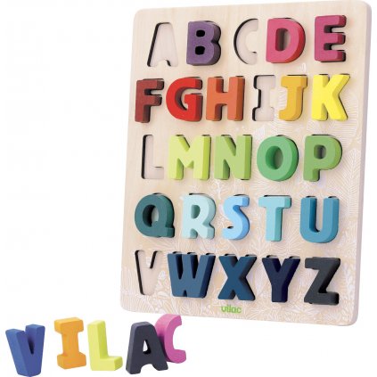 Vilac Vkládací puzzle abeceda