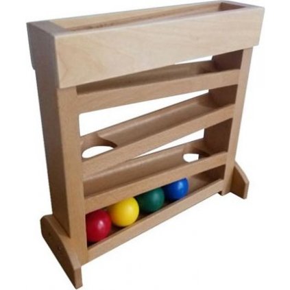 Adena Montessori Dřevěná dráha pro míčky