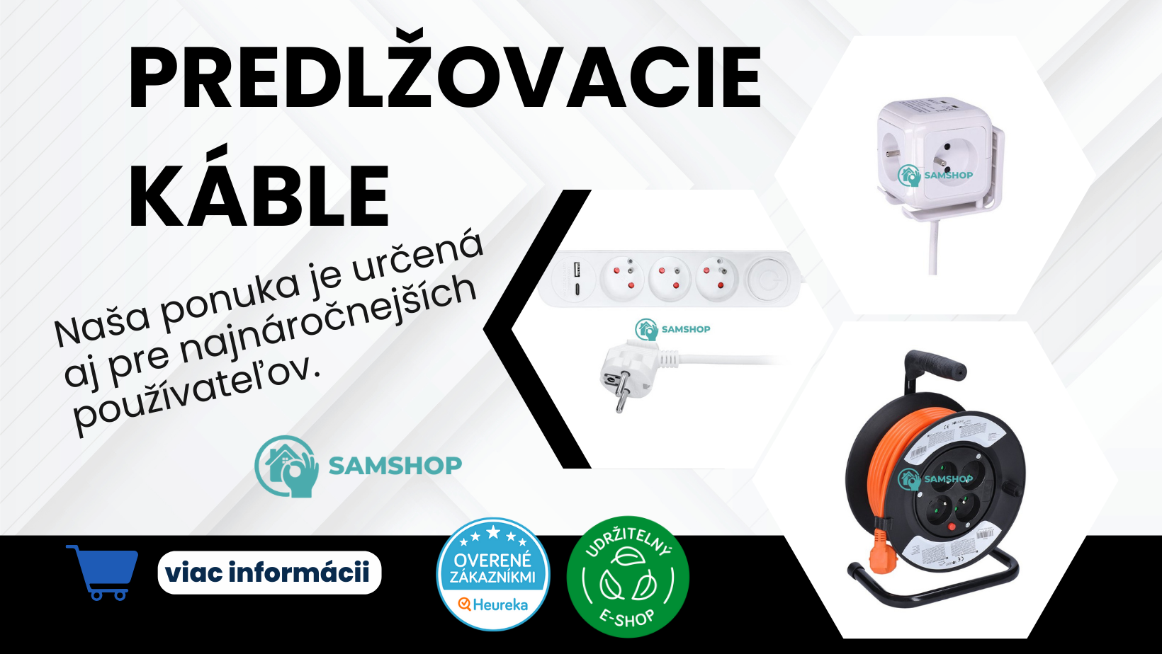 Predlžovacie elektrické prívody