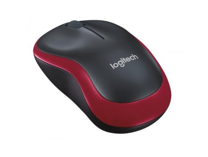 20896 mys logitech m185 cervena bezdrotova opticka