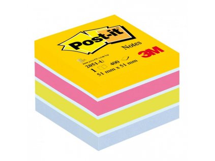 22519 blocek kocka post it 51x51 mini mix farieb