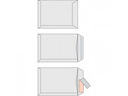 23950 postove obalky c4 samolepiace biele 500 ks