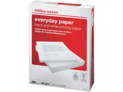 47554 kopirovaci papier office depot everyday a4 80g