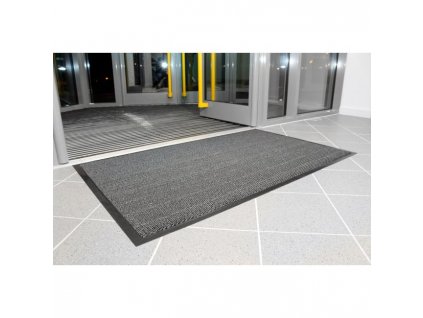 4906 rohoz vyna plush 60x90cm cierna ocelova