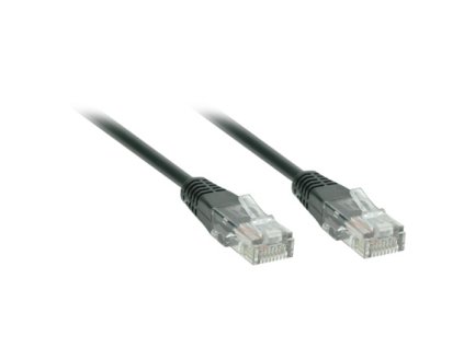 Solight UTP CAT.5E kábel, RJ45 konektor - RJ45 konektor, sáčok, 5m