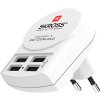 SKROSS USB nabíjací adaptér 4-Port EU, 4x USB-A, 24W, typ C