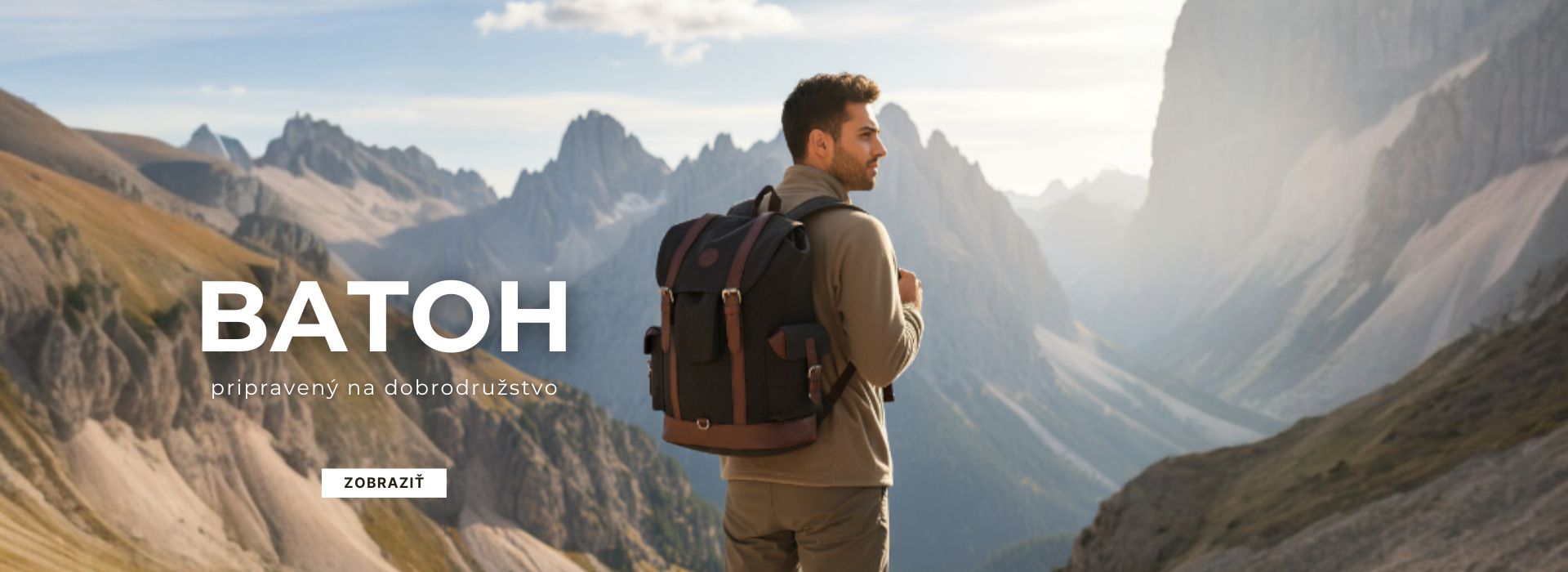 Pánske batohy, mestské batohy, turistické batohy