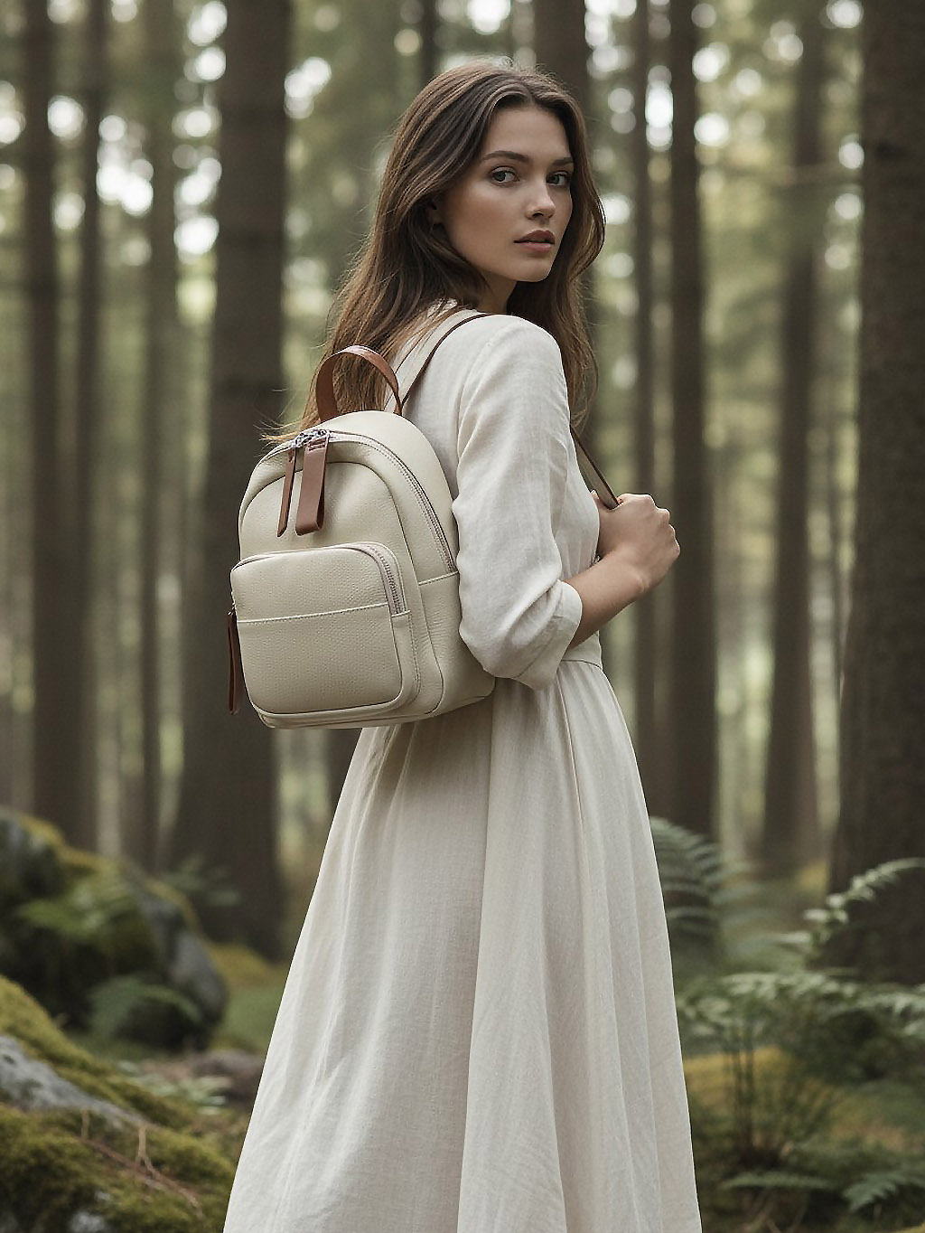 elegantny-damsky-kozeny-batoh-na-modelke