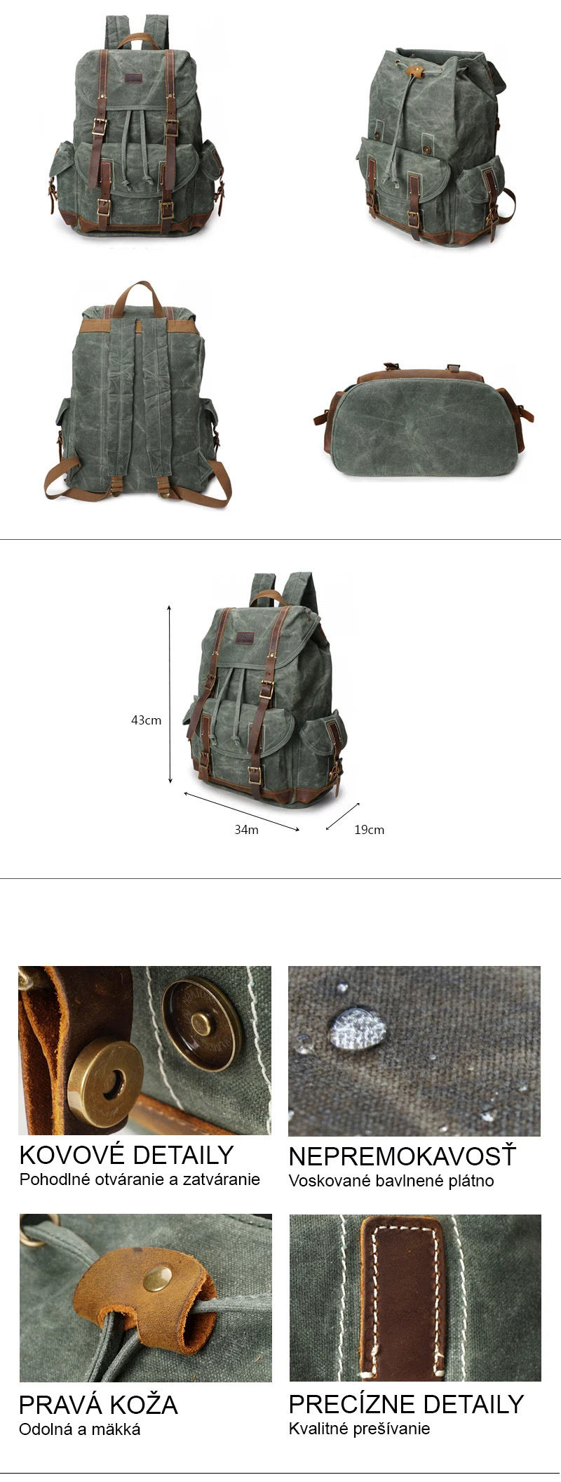 Turistický batoh 25l nepremokavý