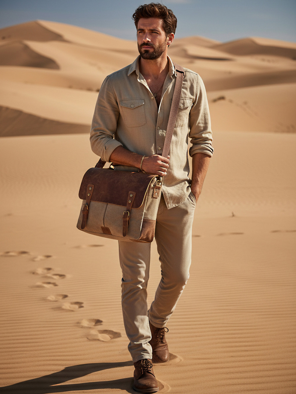 Pánska aktovka cez rameno