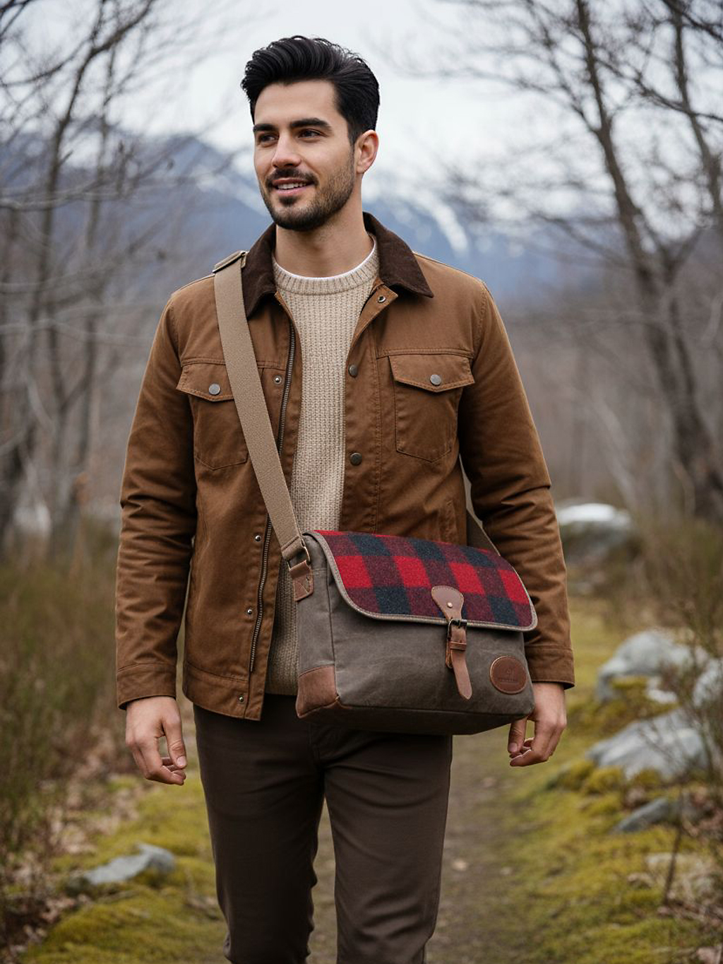 nepremokavá pánska messenger taška Samuelson