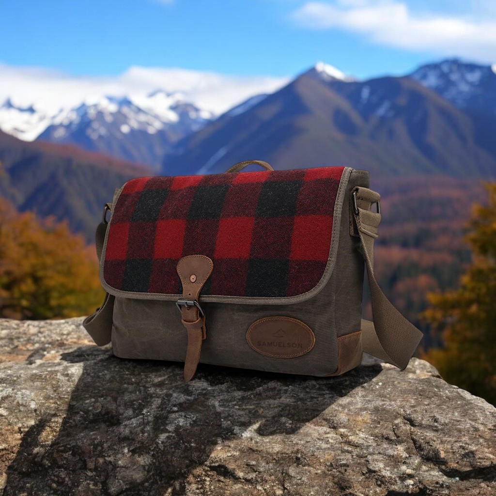 pánska-taška-cez-rameno-kožená-plátená-ranger-messenger