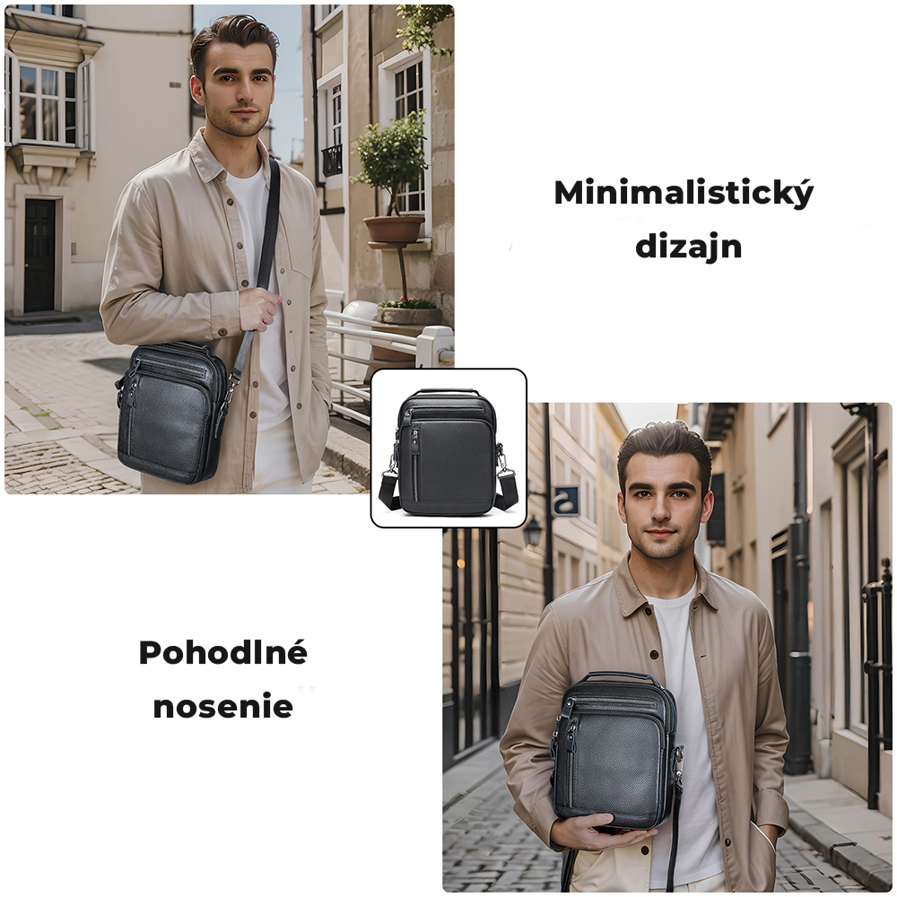 Čierna-pánska-kožená-crossbody-taška-pohodlne.nosenie