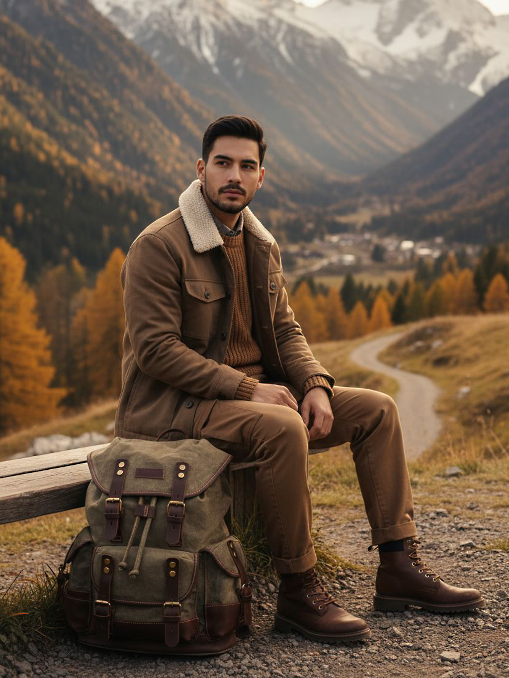 Pánsky turistický batoh ARMY 25 L pri víkendovom výlete, praktický a odolný