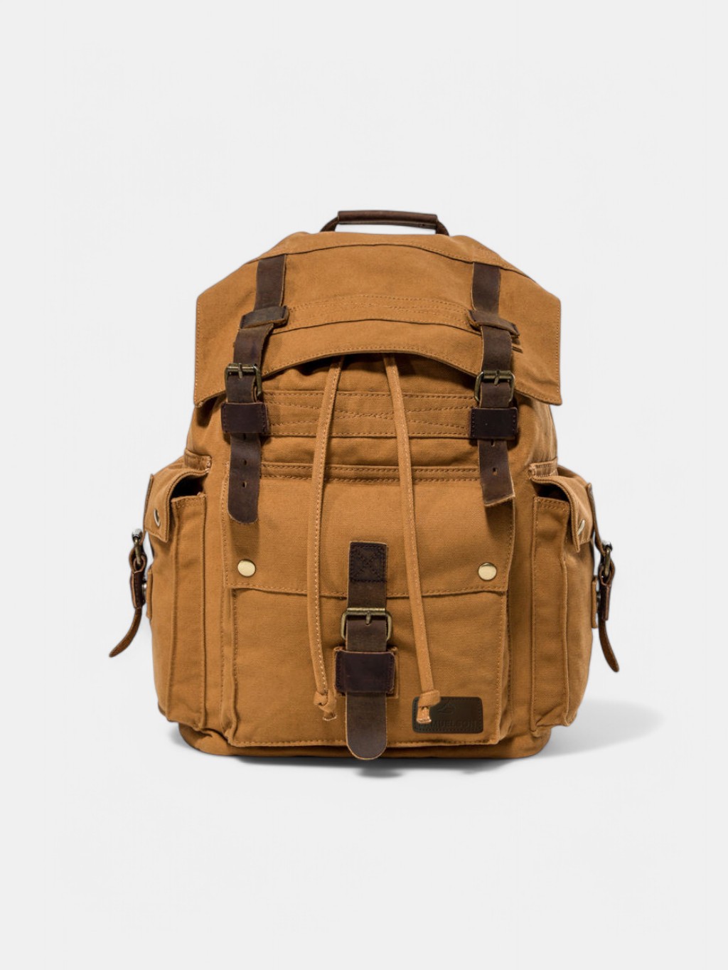 Pánsky plátený turistický batoh 27L – retro batoh na notebook