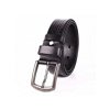 čierny pánsky kožený opasok do obleku